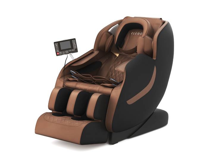 Massagesessel REVIO braun/schwarz