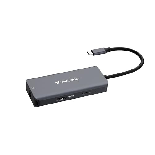 Verbatim Essentials USB-C Multiport Hub met 6 poorten en RJ45