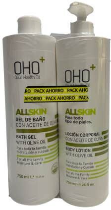 OHO + Pack Gel de Baño + Loción Corporal 2x750ml