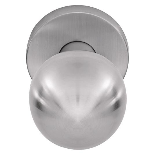 Ogro Feuerschutzkugelknopf 3548/6500 AL FS Aluminium F1 Rundrosette Vollblatt (90055021574)