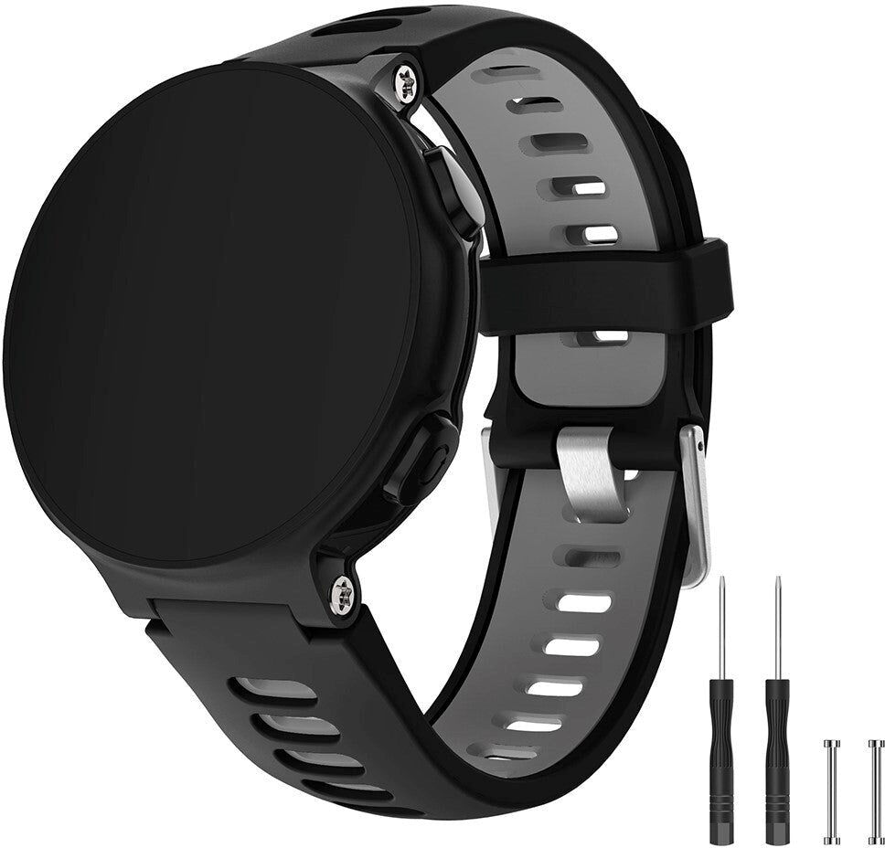 INCOVER Universal Garmin Forerunner Interlaced Rem Sort / Grå