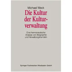 Die Kultur der Kulturverwaltung, Fachbücher