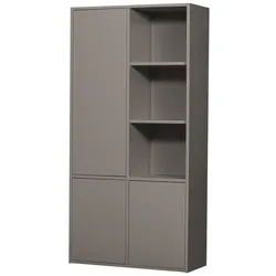 Schrank Merel - Kiefernholz warmes Grau, 100 cm