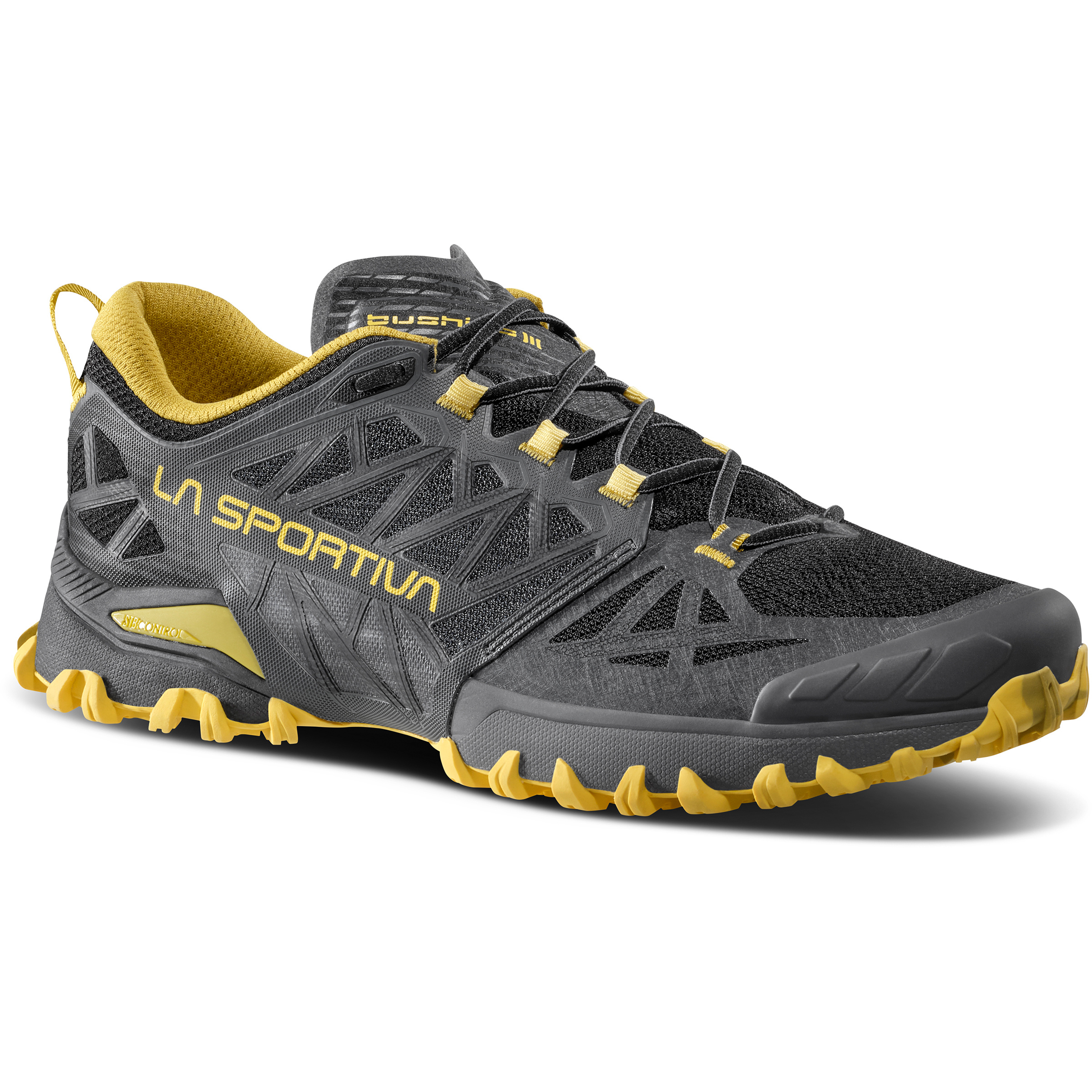La Sportiva Bushido III Herren Trailrunningschuhe grau Größe 42 Trailrunning | Laufen Atmungsaktiv
