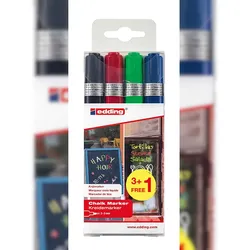 edding 4095 Kreidemarker Set 3+1