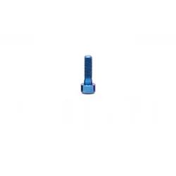 OAK COMPONENTS Schraube für Orbit Sattelklemme | Titan | blau