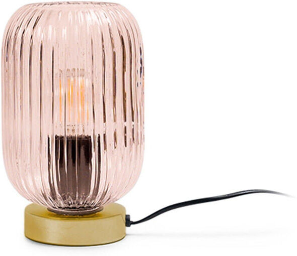 Fairmont Park Showstead Metal Accent Lamp Gold/Pink 20cm H X 14cm W X 10cm D