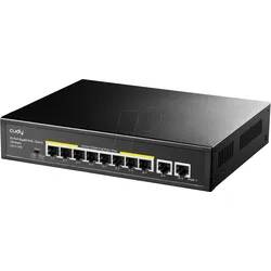 CUDY GS1010PE - Switch, 10-Port, Gigabit Ethernet, PoE+