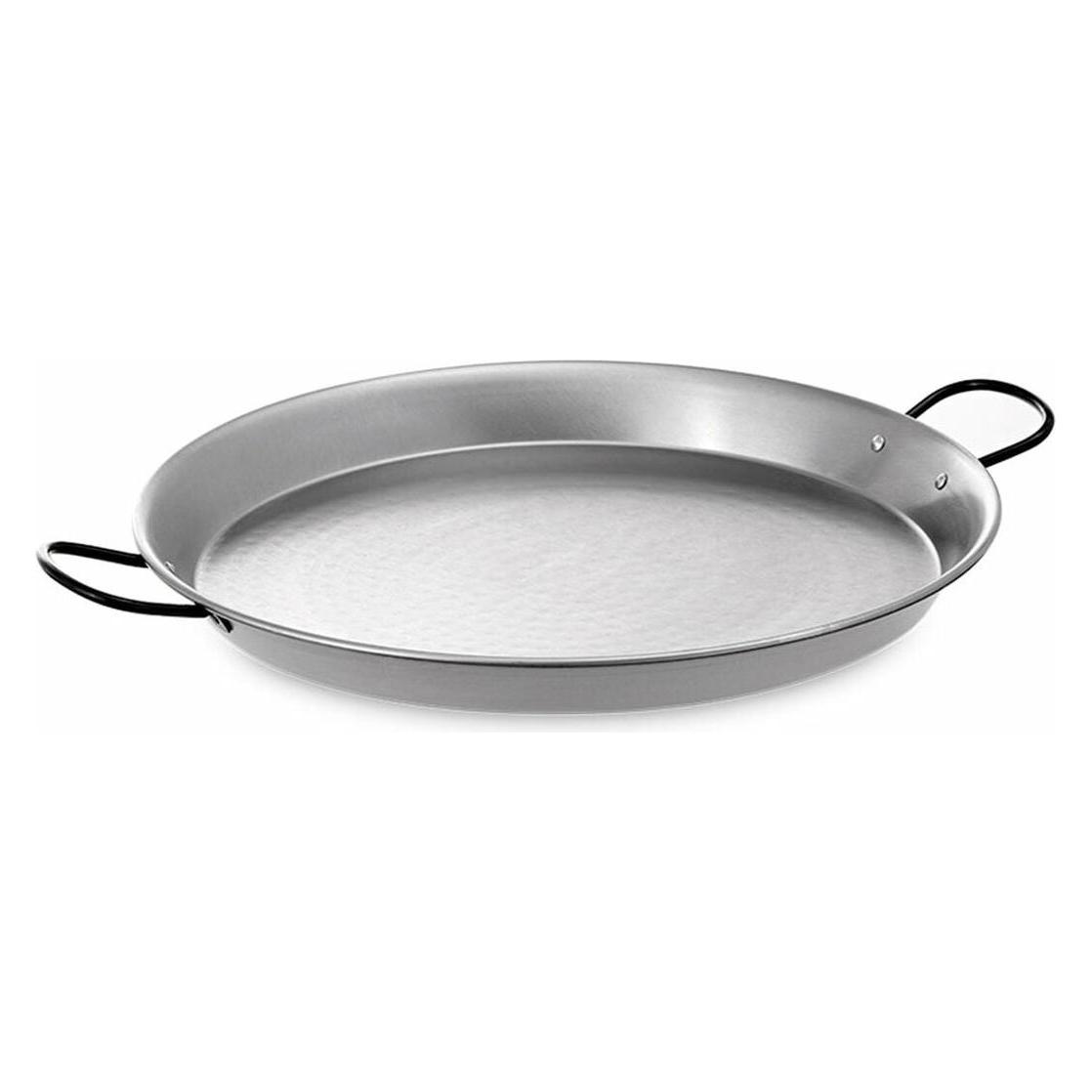 Vaello Kookpunt Paellapan Laag, 70cm grijs (Paella Pfanne, Stahl) (00193)