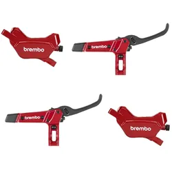 BREMBO Scheibenbremse GR-PRO | rot / schwarz | Set