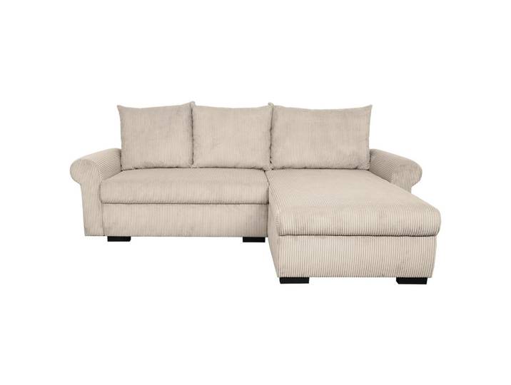 ECKSCHLAFSOFA Vasco, Beige LF: 233x168 cm