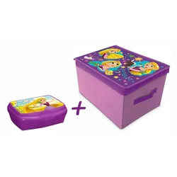 Disney Rapunzel - faltbare Aufbewahrungsbox + Butterbrotdose