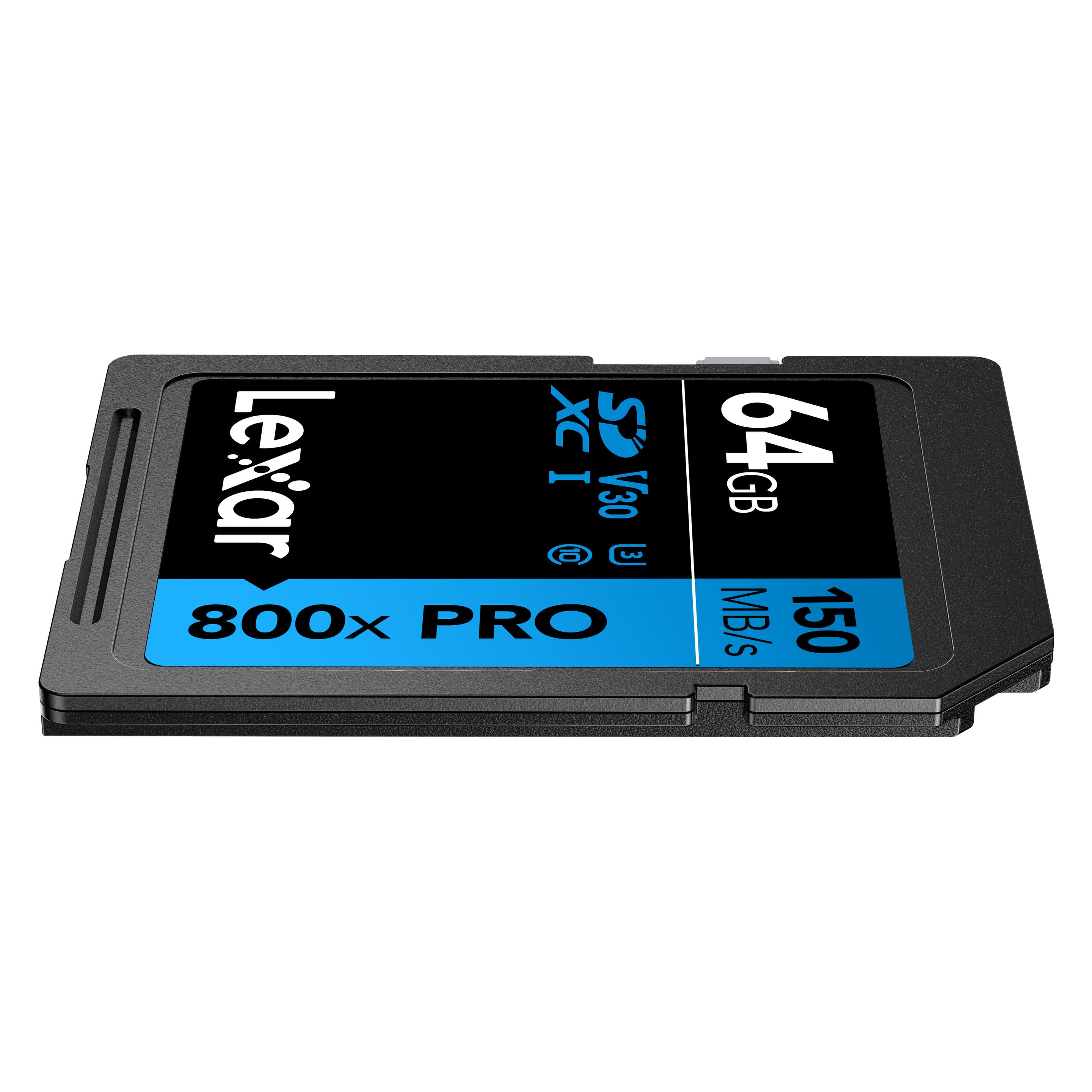 Lexar MEMORY SDXC 64GB UHS-I/LSD0800P064G-BNNNG (64 GB, SDXC, U1, UHS-I) (LSD0800P064G-BNNNG)