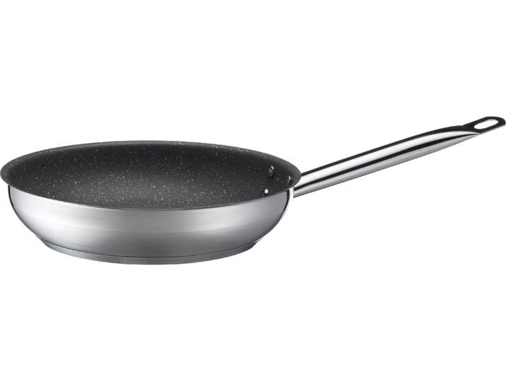 Bratpfanne MÄSER Mäser PROFESSIONAL , schwarz (silber), H:5,5cm Ø:20cm, Pfannen, Bratpfanne