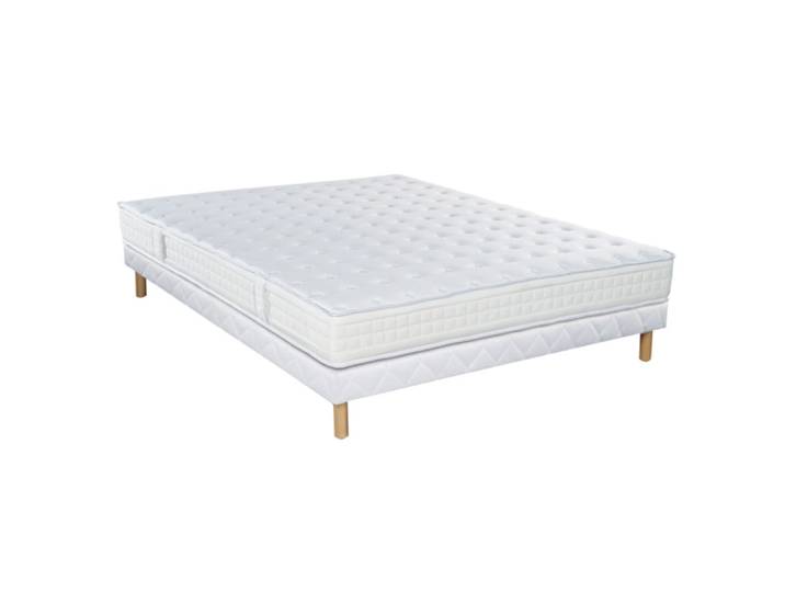 Ensemble essenzia charme + sommier tradition + pieds 120x200 mousse