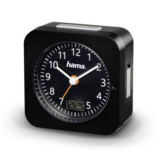 Hama 00186448 Funkwecker "Multi", Schwarz