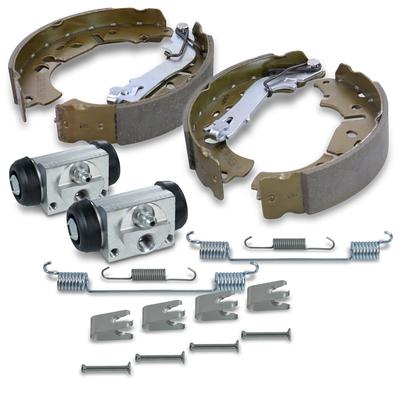 Atec Bremsbacken + Radbremszylinder + Zubehör [Hersteller-Nr. 40578597] für Vauxhall, Opel