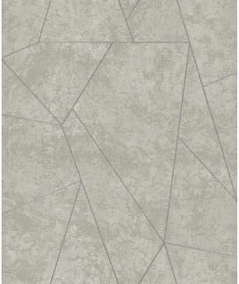 Inspired by Color Nazca Light Grey & Silver Wallpaper
