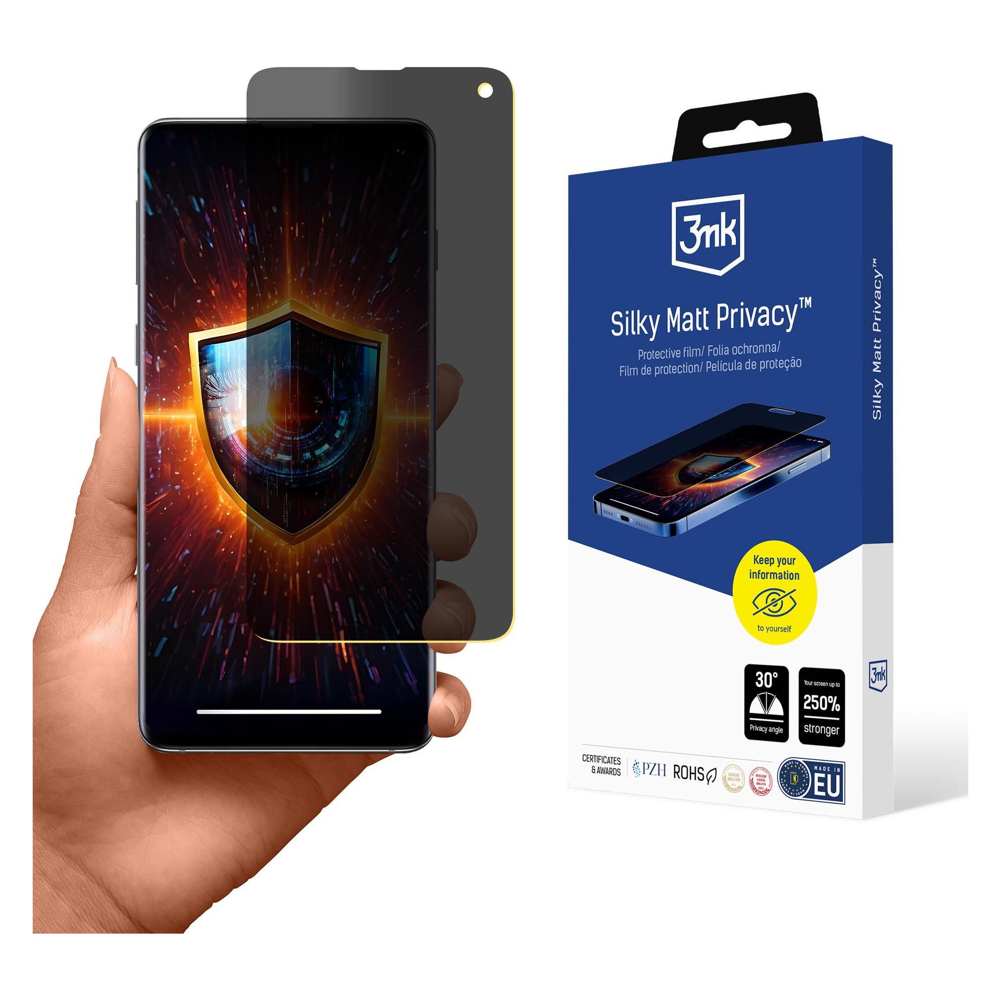 3MK Samsung Galaxy S10 - Silky Matt Privacy (Samsung Galaxy S10) (W-3SlMatPv-SaS10)