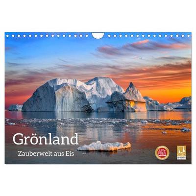 Grönland - Zauberwelt aus Eis (Wandkalender 2026 DIN A4 quer), CALVENDO Monatskalender