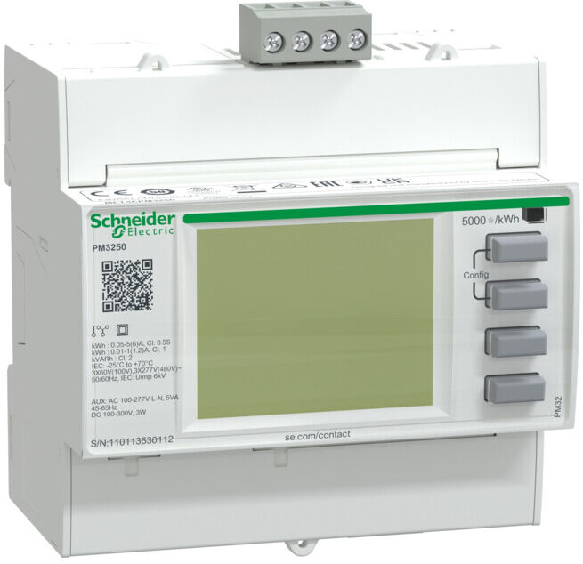 Schneider Electric Appareil de mesure METSEPM3250 Appareil de mesure universel pour montage DIN (METSEPM3250)