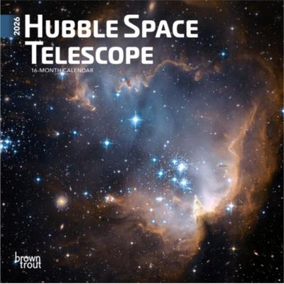 Hubble Space Telescope 2026 7 X 14 Inch (Hanging) Monthly Mini Wall Calendar