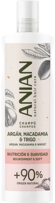 Anian Argan, Macadamia & Wheat Shampoo 400 ml