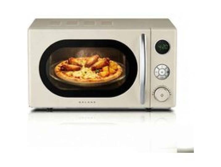Micro-ondes intelligent beige Galanz 20L à 6 paliers de puissance format compact peu encombrant cavité facile à nettoyer