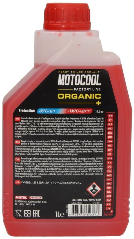 Kühlflüssigkeit MOTUL 111034 MOTOCOOL FACTORY LINE 1L