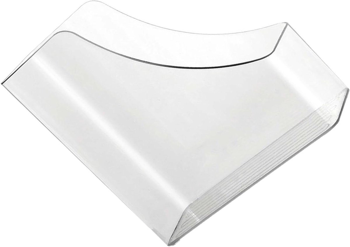 Tijdschriftenhouder Bureau - Transparante Documentenmap van Acryl - 22,5 cm - Helder
