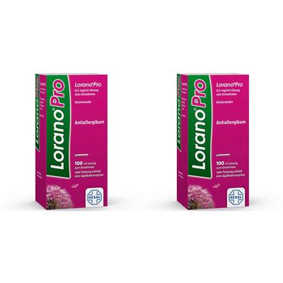 Loranopro 0.5Mg/Ml Loesung Doppelpack 2x100 ml Lösung zum Einnehmen