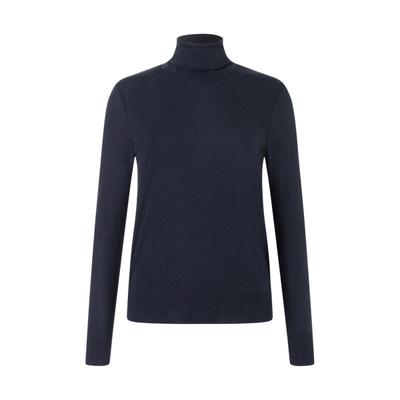 Langarmshirt MAERZ MUENCHEN "Maerz Muenchen 178900 Langarmshirt Damen Bekleidung", Damen, Gr. 36, blau, 67% Lyocell, 33% Baumwolle, Shirts Langarmshirt