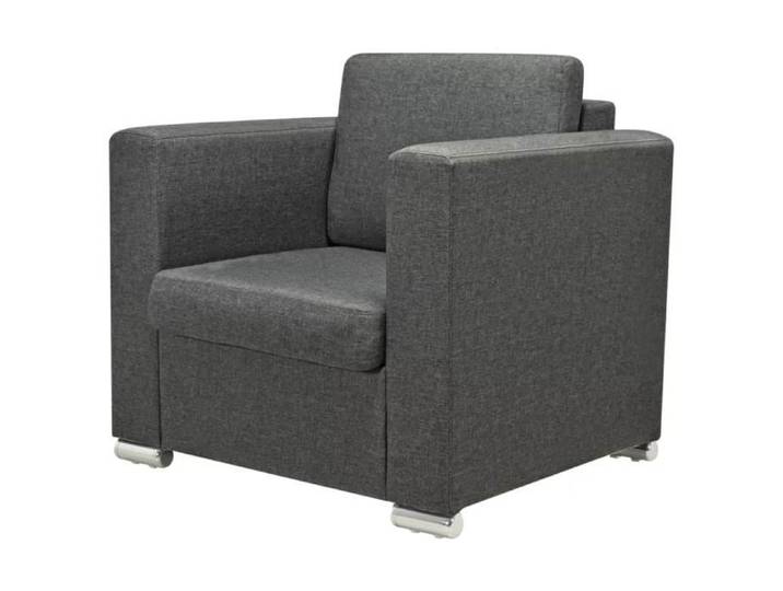 Fauteuil Gris foncé Tissu