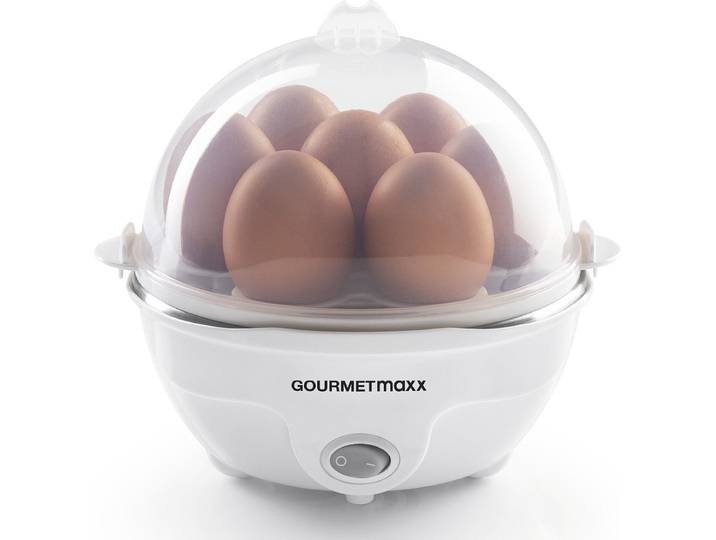 GOURMETmaxx eierkoker voor 7 eieren - wit