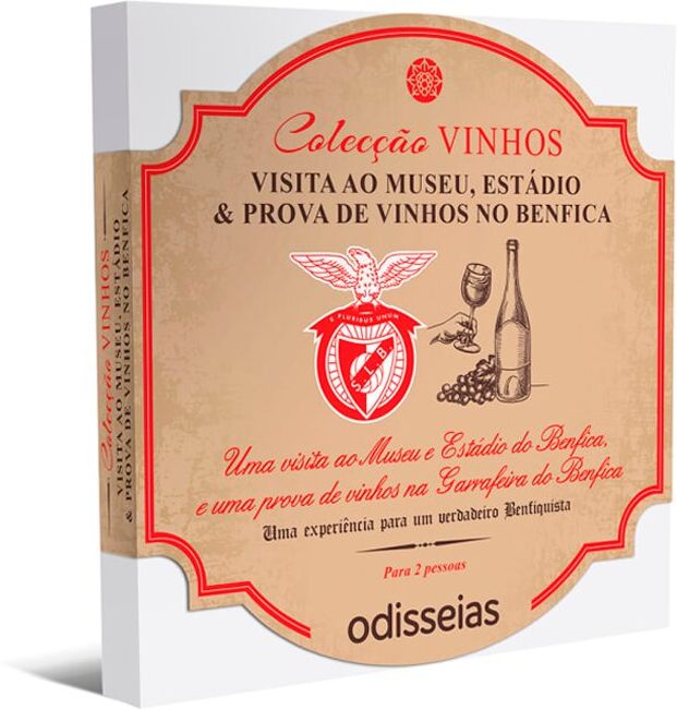 ODISSEIAS BENFICA TOUR ESTADIO MUSEU E PROVA DE VINHOS