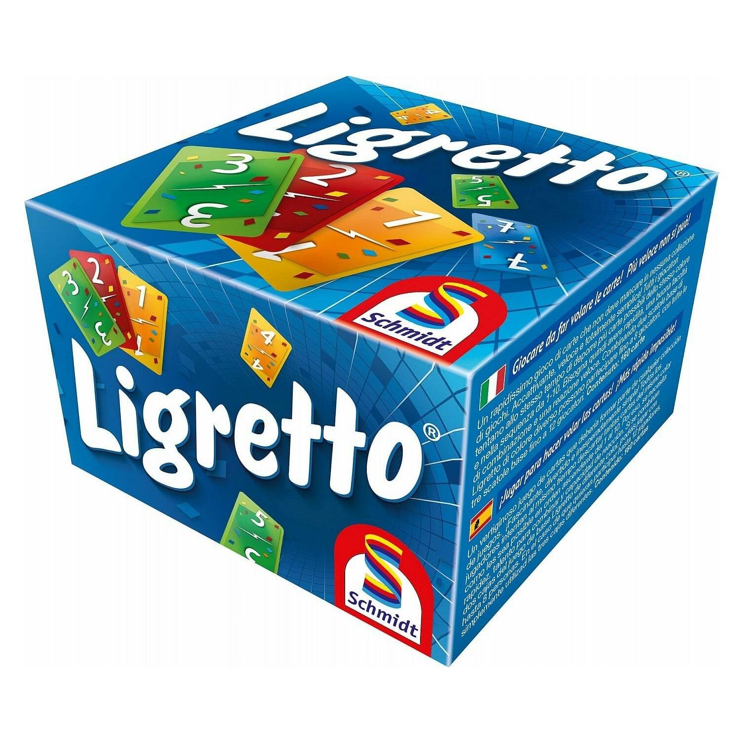 Schmidt Spiele SCHMIDT Kartenspiel Ligretto - blau (2 - 4 Spieler) (SCH01101)