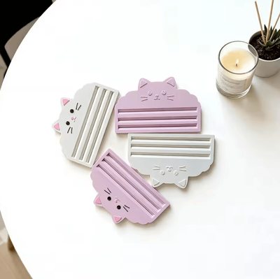 Inspire Curations Cat Treat Squeezer Tool No Waste Food & Snack Dispenser For Cats 4pcs Mixed Color