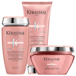650ml Kérastase Chroma Absolu Pflegeset (Shampoo 250ml + Fondant 200ml + Masque 200ml)
