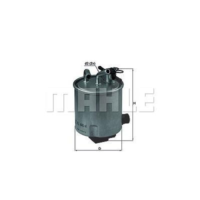 Mahle Kraftstofffilter [Hersteller-Nr. KL440/4] für Nissan