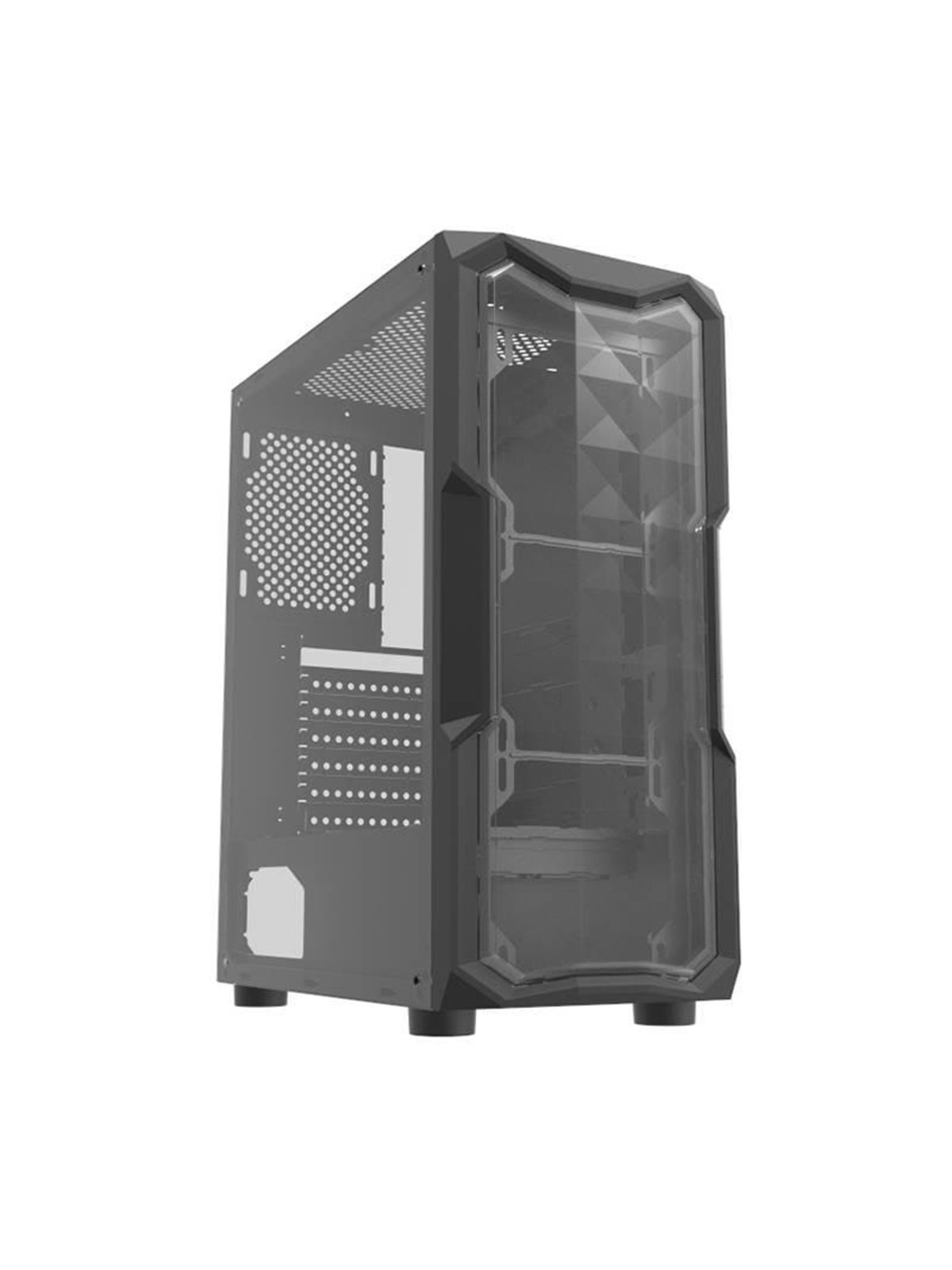 Darkflash Computer case Aquarius Acrylic - Gehäuse - Schwarz