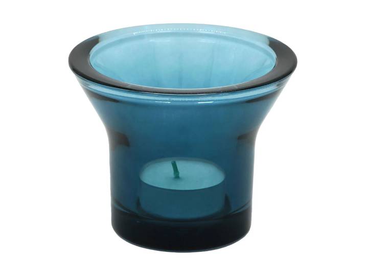 Born In Sweden Bougeoir chauffe-plat Lumi Ø10 cm Bleu pétrole