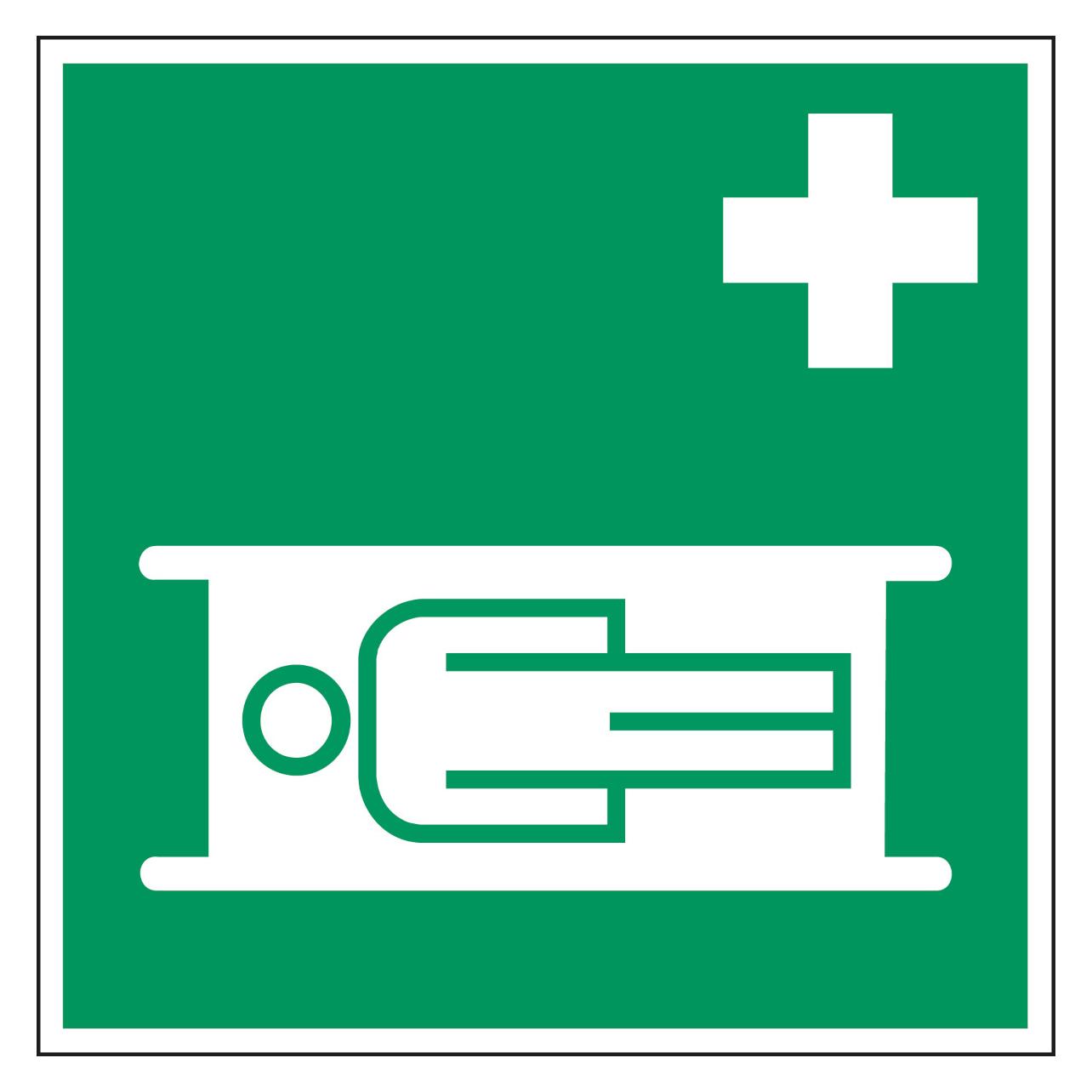 Brady PIC 355-200X200-B7527, Rettungseinrichtungen - Krankentrage (252466)