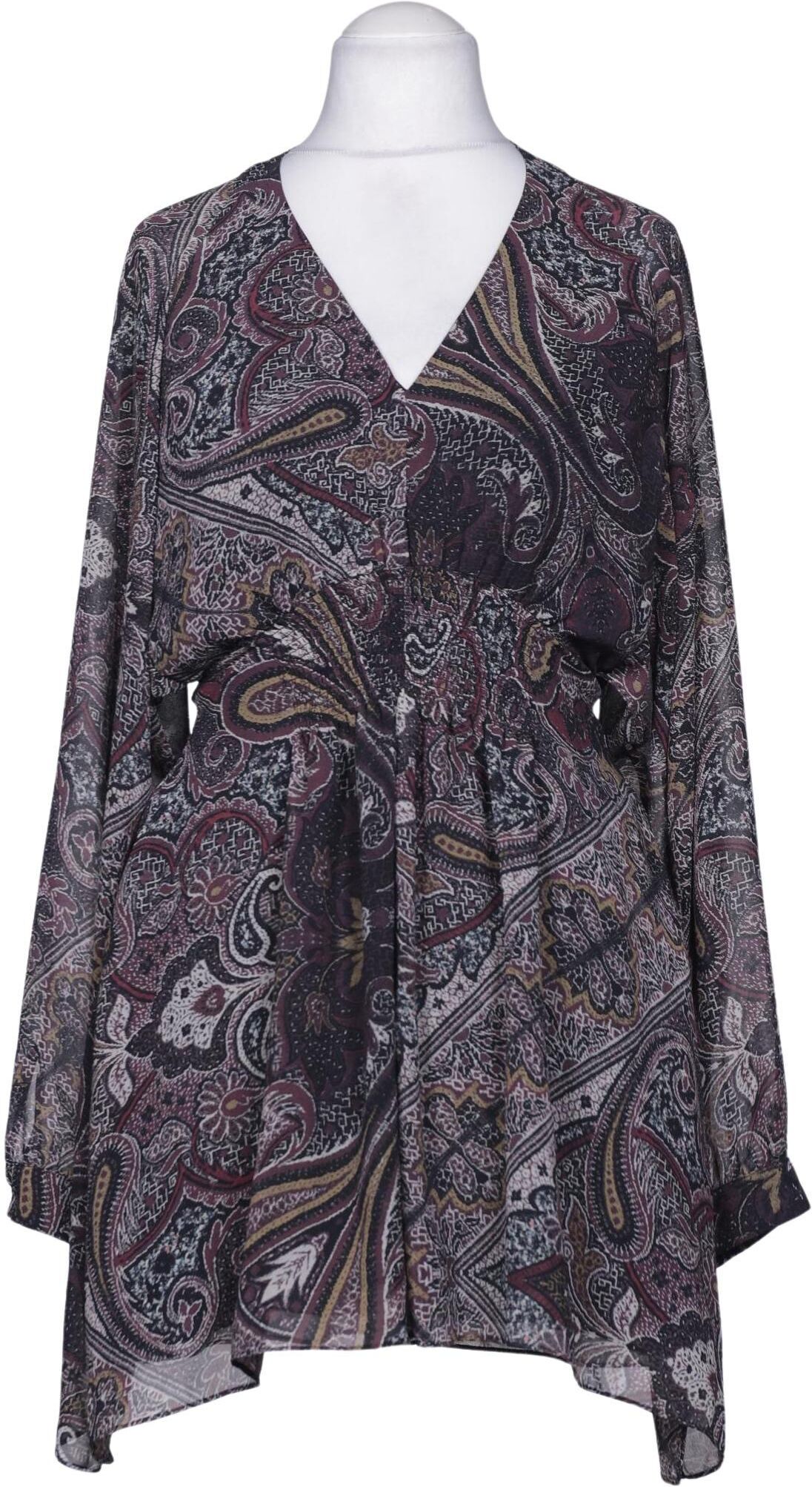 All Saints Damen Kleid, Mehrfarbig, Gr. L, Synthetik - Second Hand