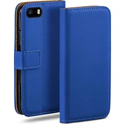 moex Book Case für iPhone 5 Klapphülle mit Kartenfach
