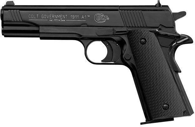 Umarex Colt 1911A1 Svart plastgrepp kolsyrepistol