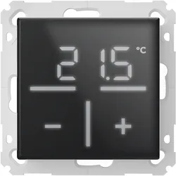 Homematic IP Glas-Wandthermostat mit CO2-Sensor, schwarz HmIP-WGTC-A