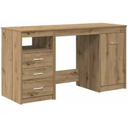 vidaXL Schreibtisch mit Schrank Artisan Oak Engineered Wood