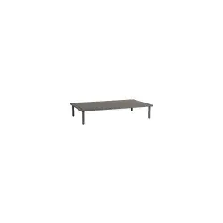 Alexander Rose BEACH TISCH mit HPL Tischplatte Pepple 122x70 cm