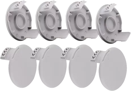INF Couvercle de protection pour bobines de fil sur coupe-herbe, paquet de 4