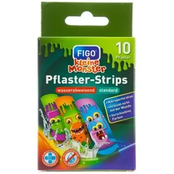 Kinderpflaster Monstersets 10 Stück Wundpflaster Strips bunt 56x18mm